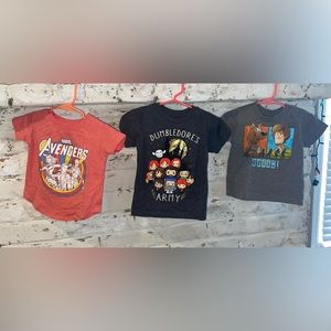 Baby Girls Harry Potter, Avengers, and Scoob Shirt Size 18 Months